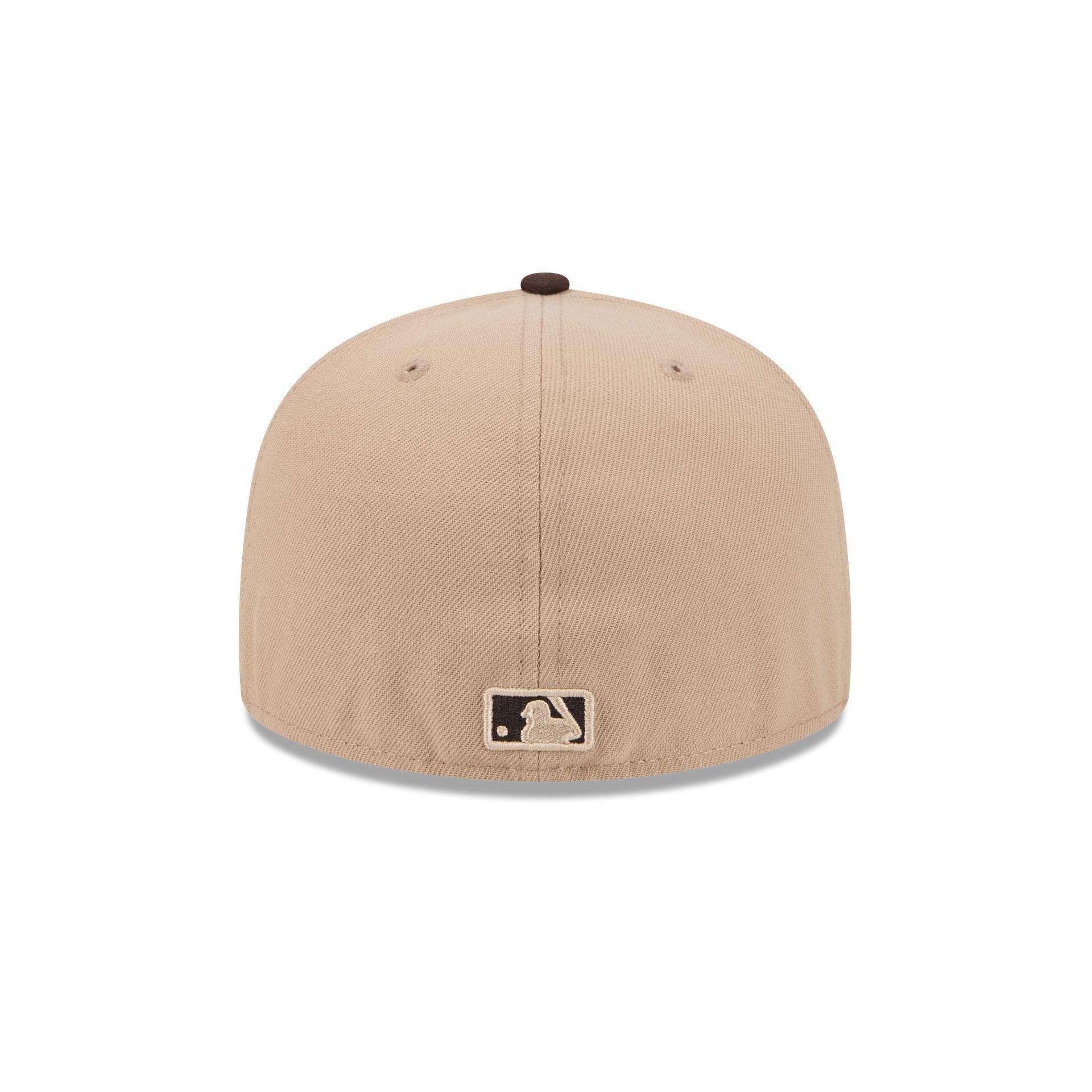 Chicago Bulls Camel 59FIFTY Fitted Hat Male Product Image