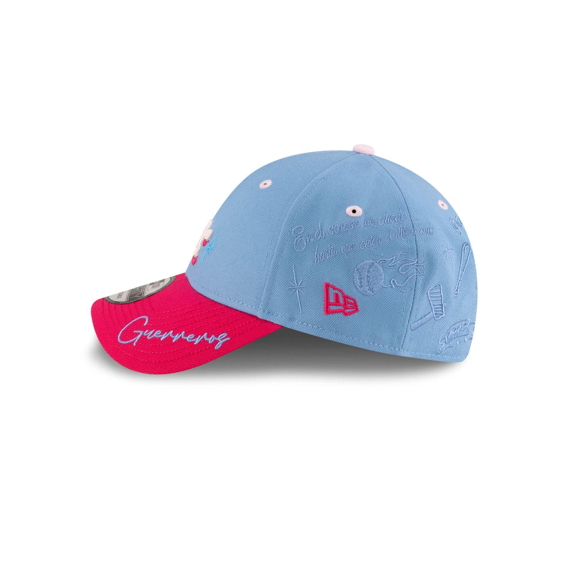 Guerreros de Oaxaca LMB 100th Anniversary Alt Blue 9FORTY Snapback Hat Male Product Image