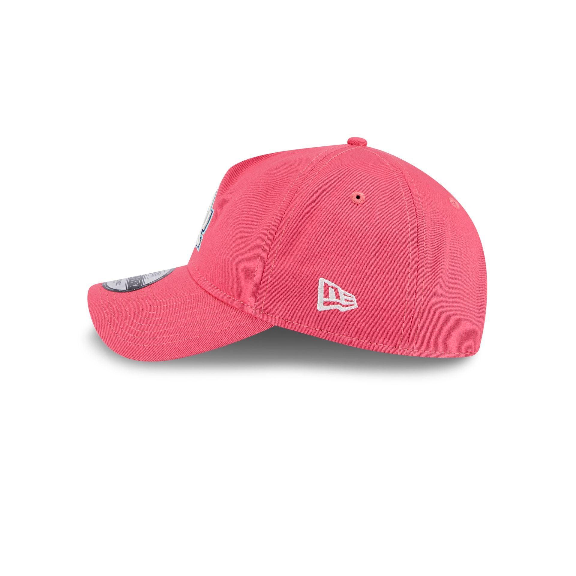 Los Angeles Dodgers Coral 9TWENTY A-Frame Adjustable Hat Male Product Image