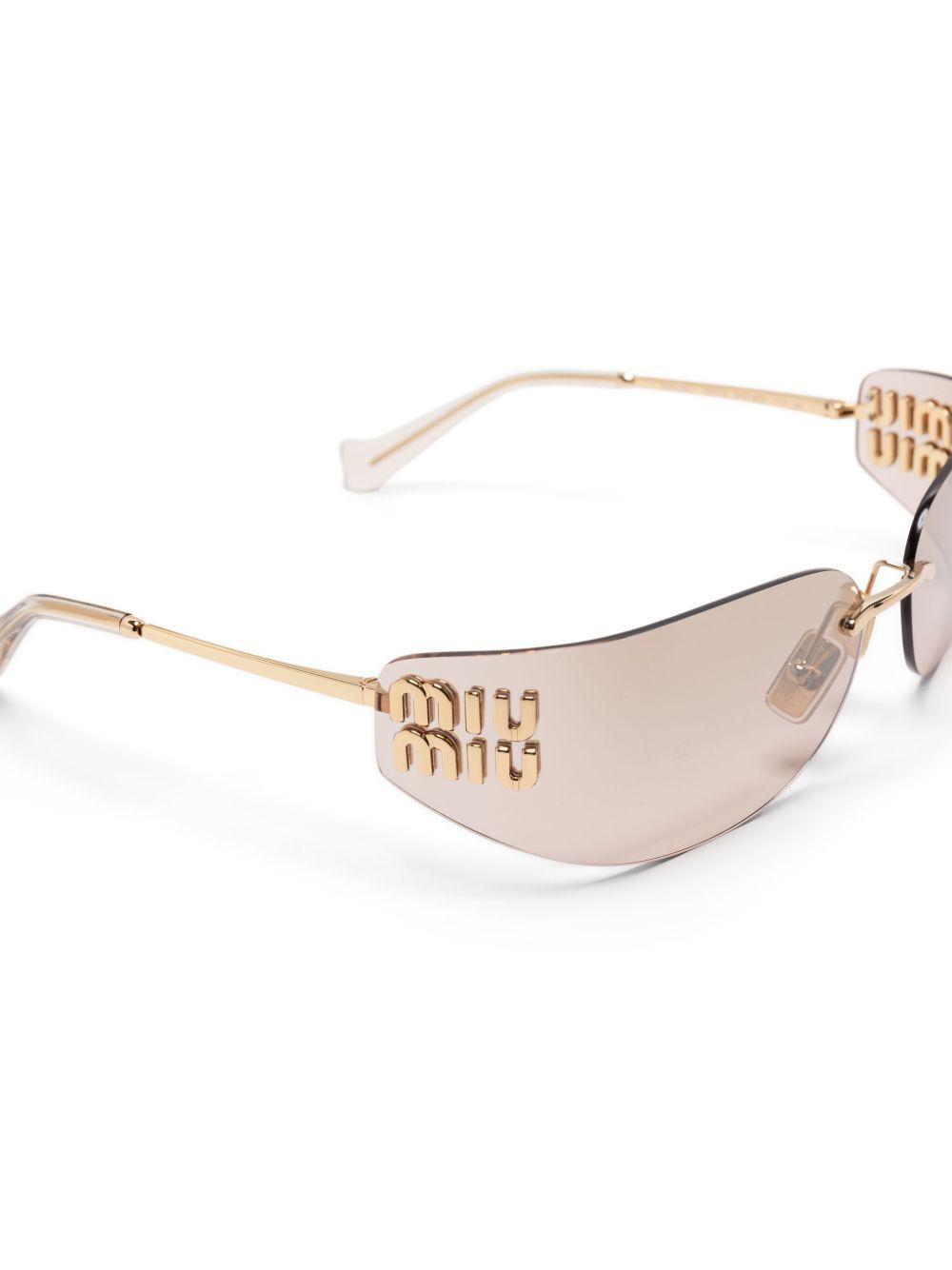logo-plaque sunglasses Product Image