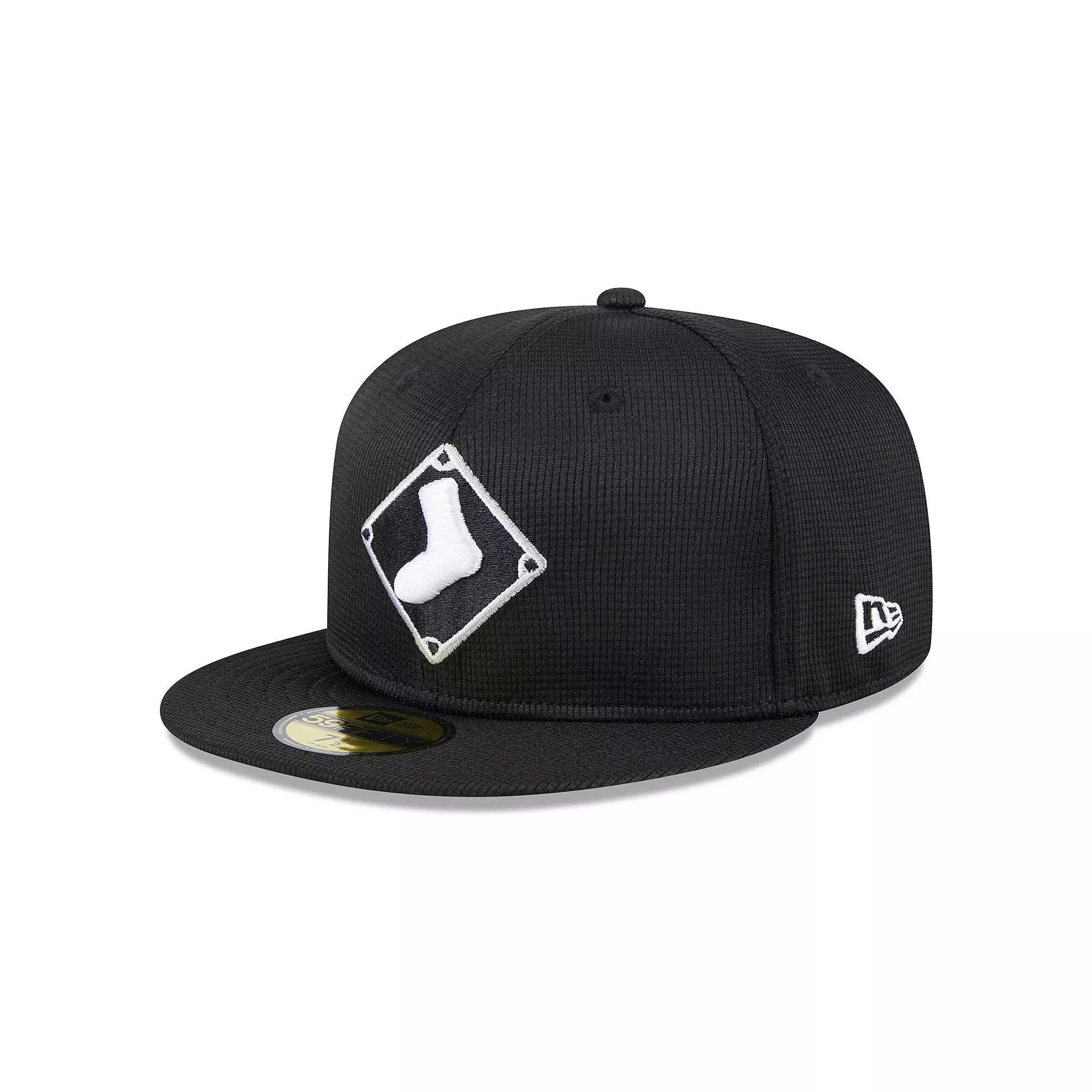 Men's New Era  Black Chicago White Sox 2024 Batting Practice 59FIFTY Fitted Hat, Size: 7 1/8 Product Image