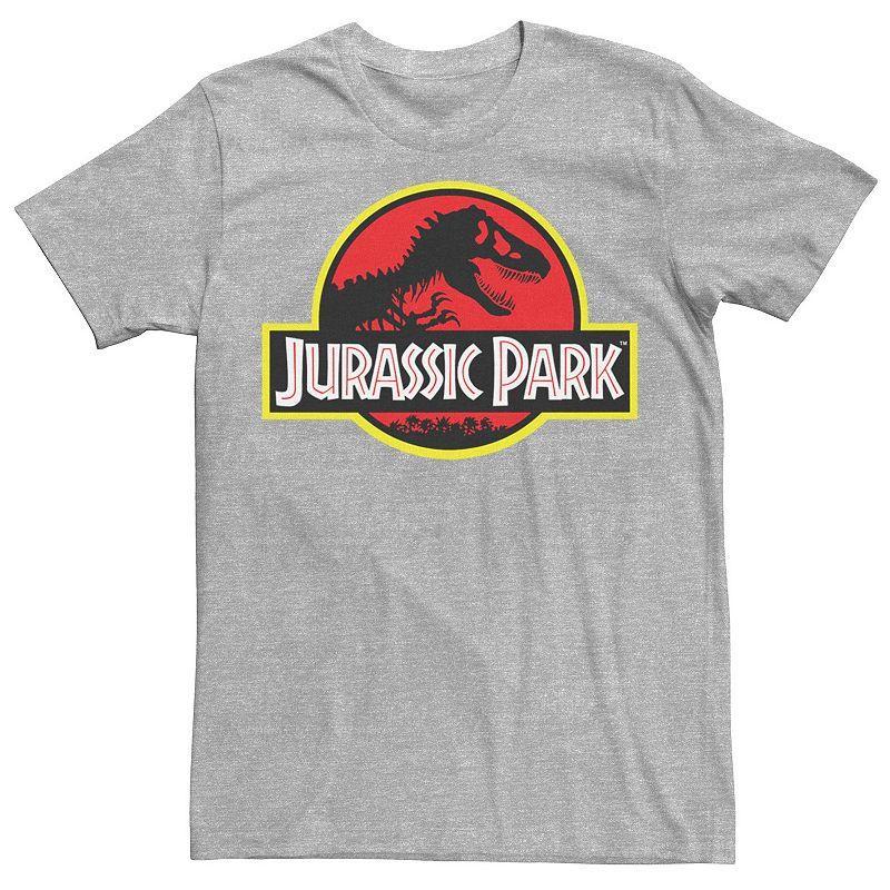 Mens Jurassic Park & Yellow Outline Logo Graphic Tee Product Image
