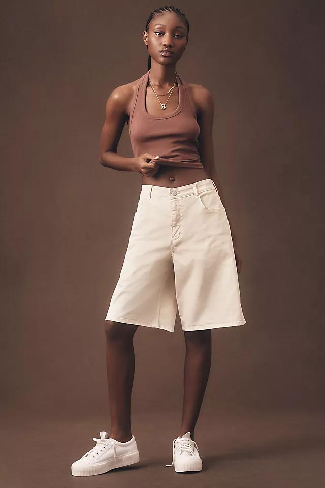 Pilcro Mid-Rise Classic Bermuda Shorts Product Image