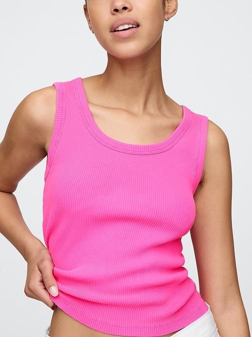 Rib Scoop Tank Top Product Image