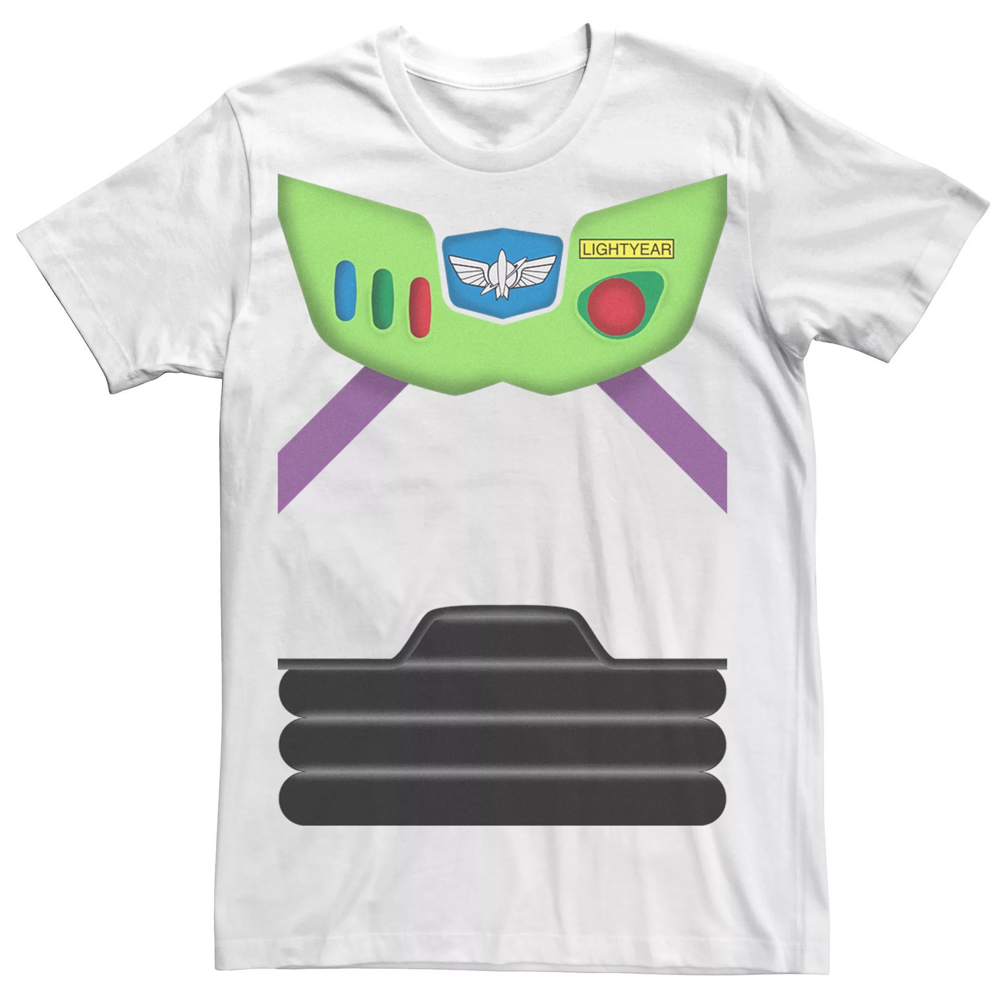 Men's Disney / Pixar's Toy Story Buzz Lightyear Suit Costume Tee, Size: XL, White Product Image