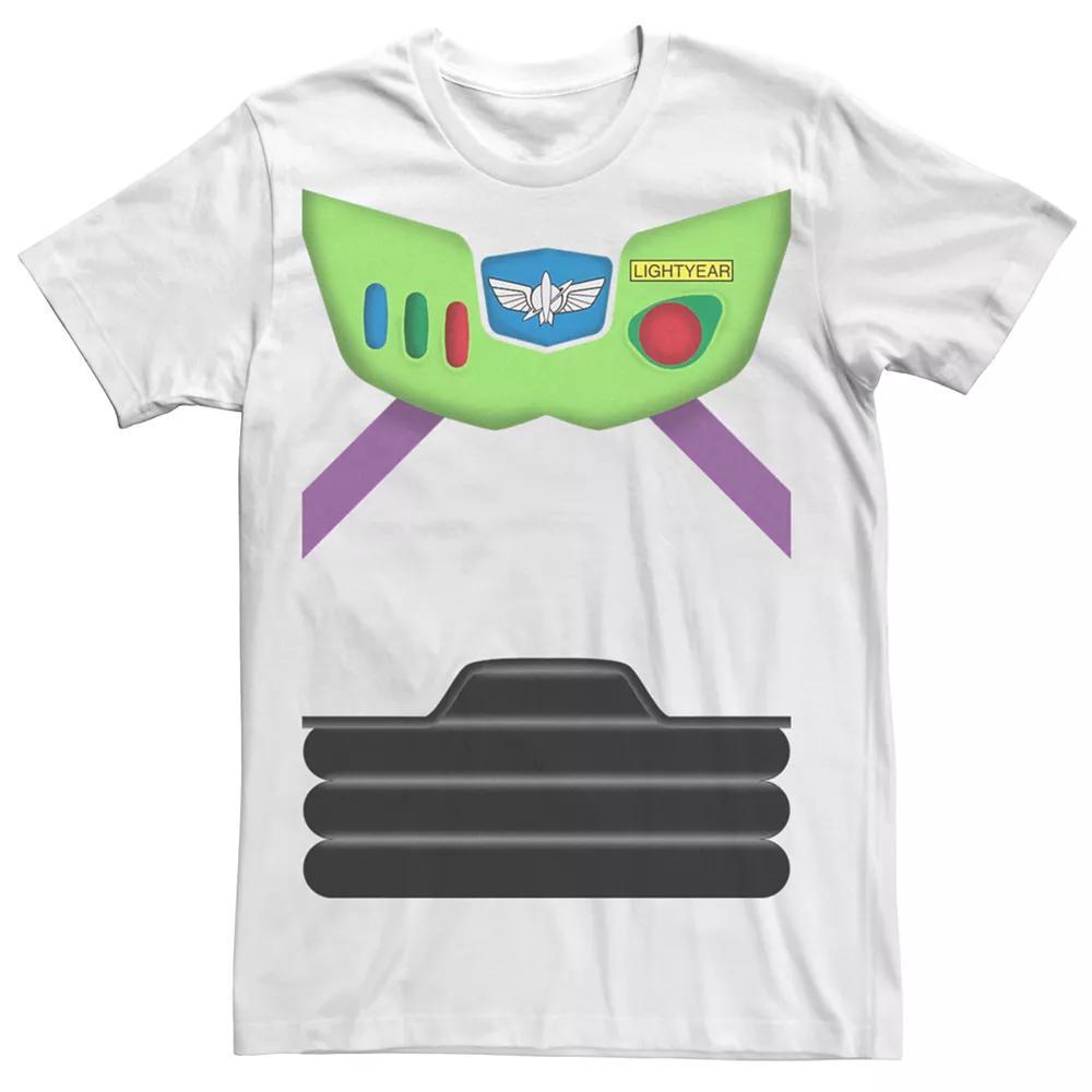 Men's Disney / Pixar's Toy Story Buzz Lightyear Suit Costume Tee, Size: XL, White Product Image
