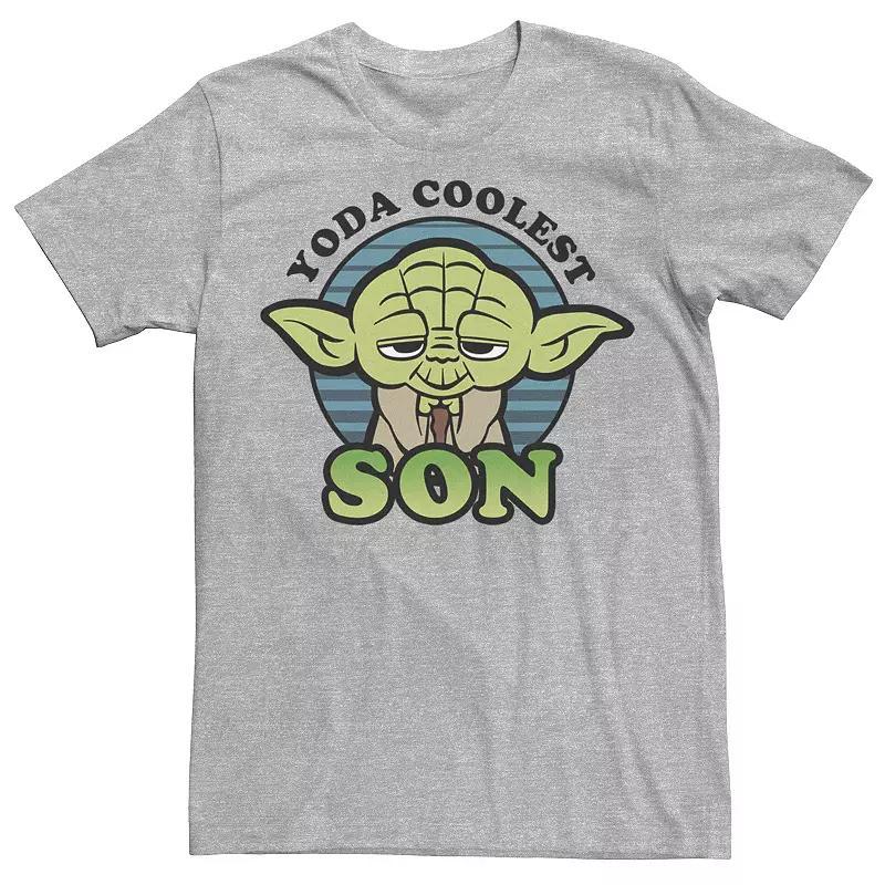Men's Star Wars Yoda Coolest Son Cartoon Tee, Size: XXL, Athletic Grey Product Image