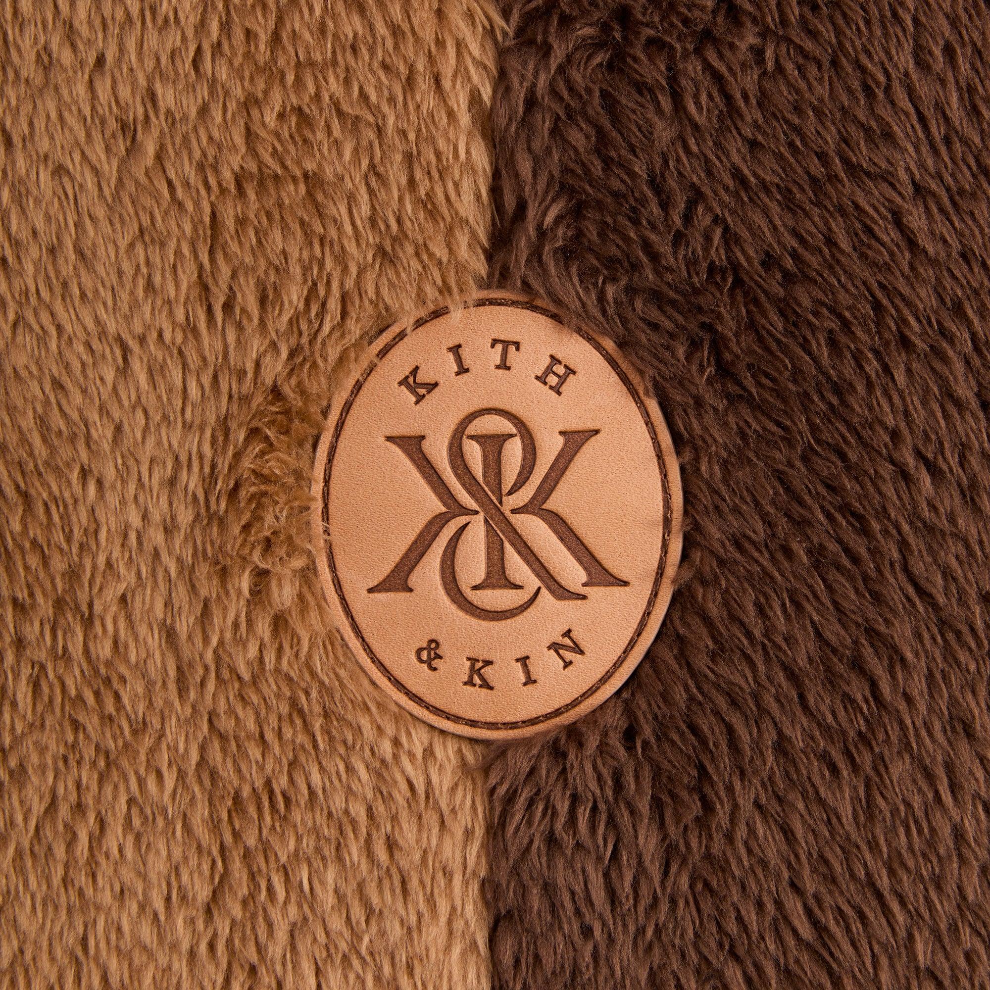 Kith Color-Blocked Plush Hoodie - Curb Male Product Image