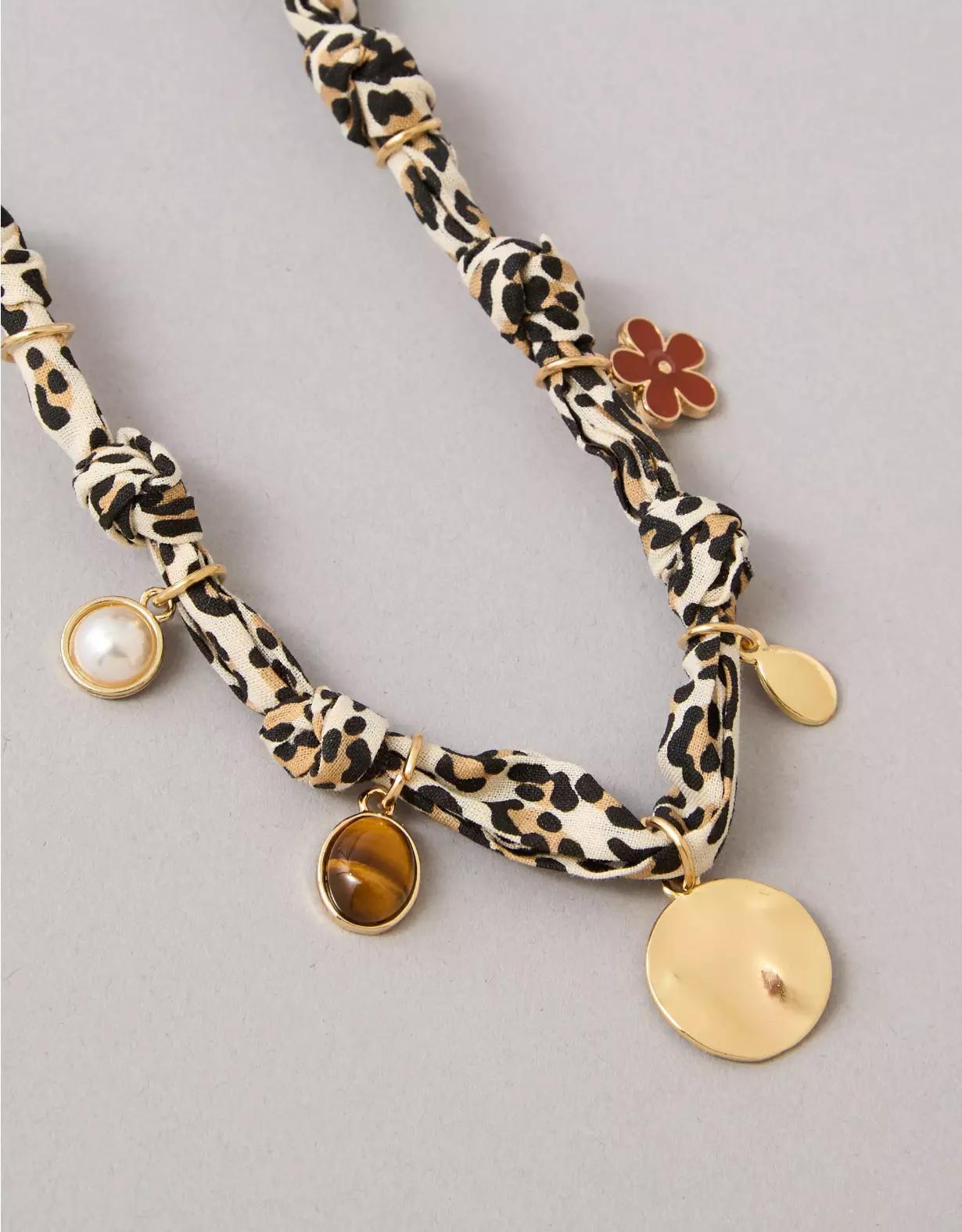 AEO Leopard Necklace Product Image