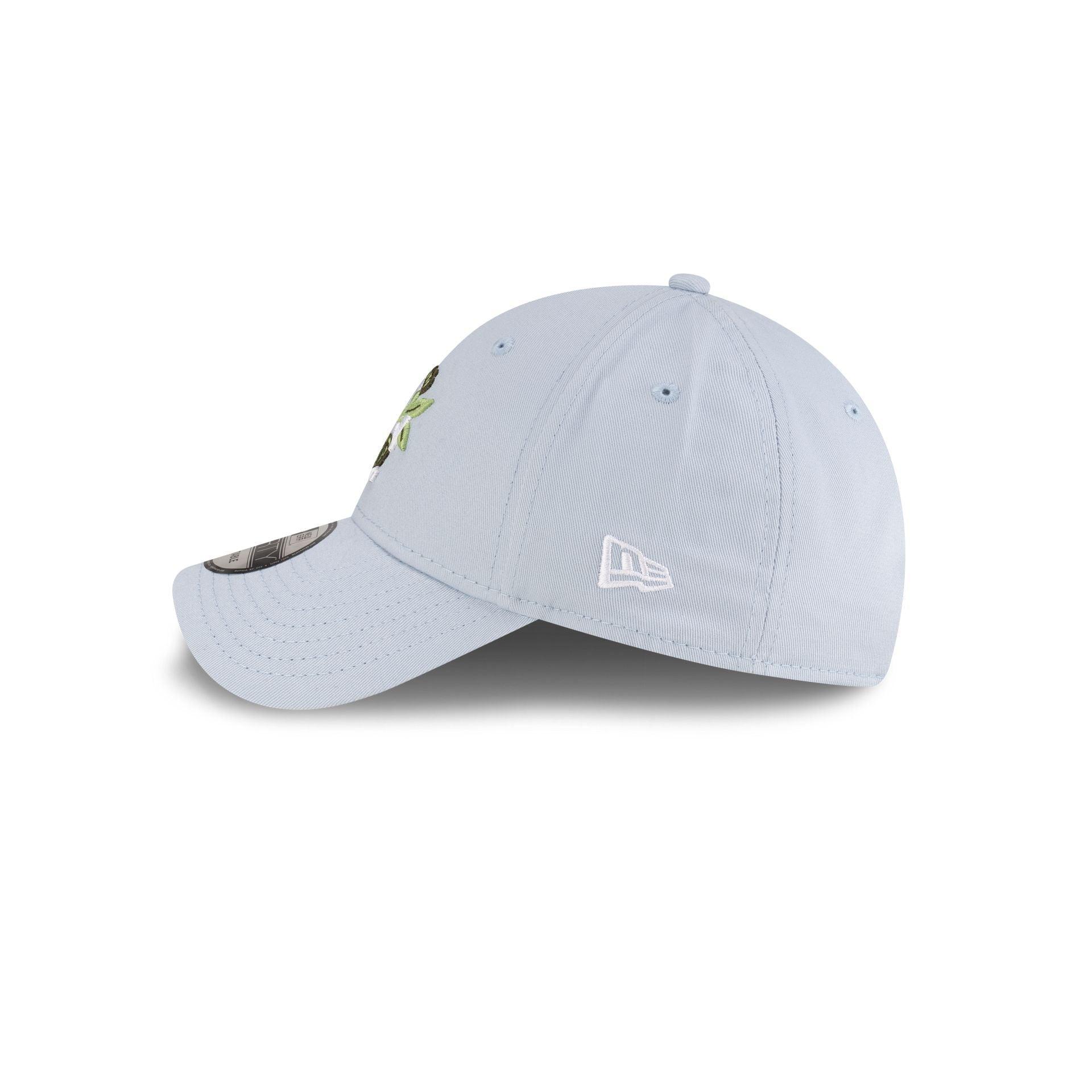Los Angeles Dodgers Floral Pastel Blue 9FORTY Adjustable Hat Male Product Image