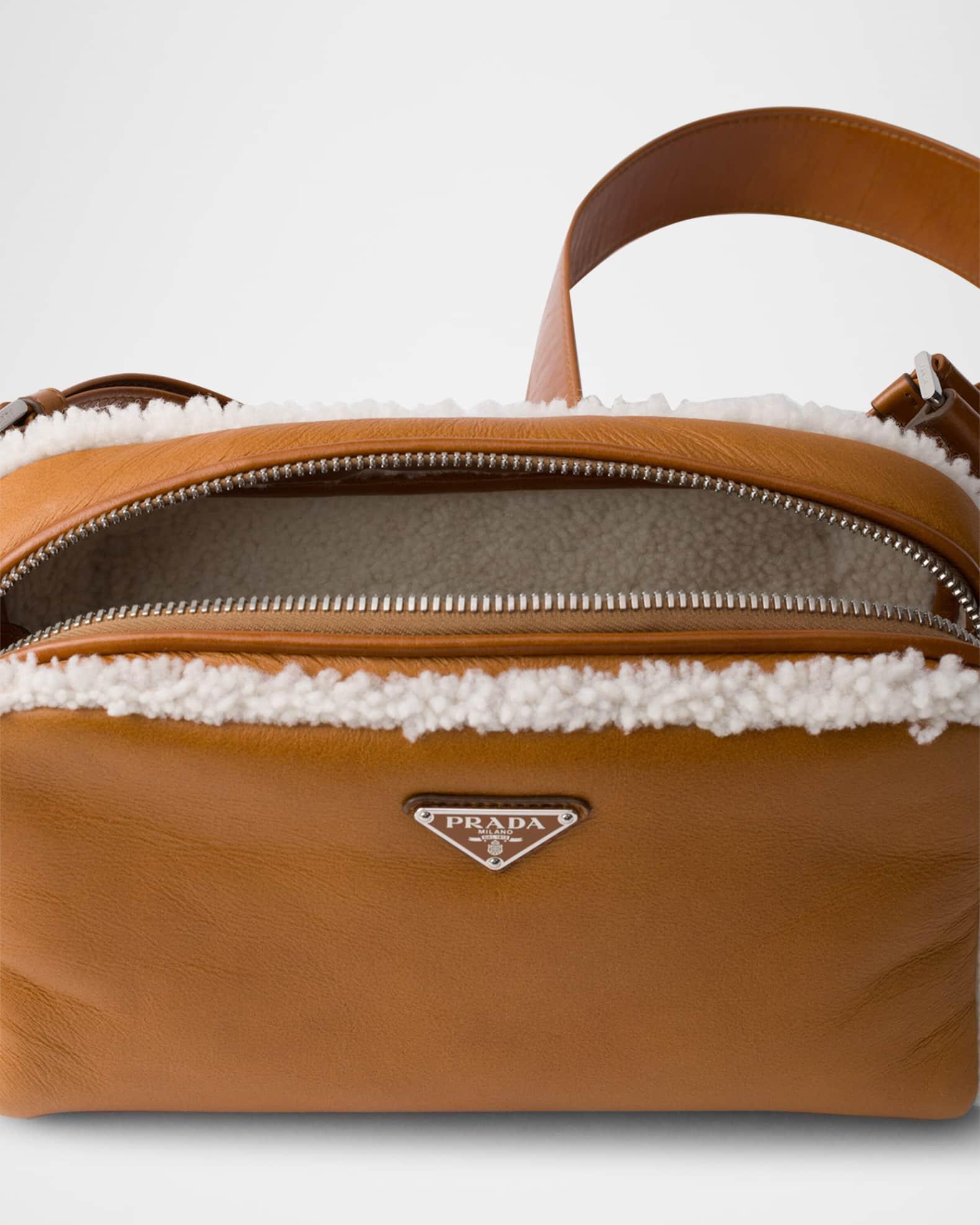 Men's Lamb Shearling Shoulder Bag Product Image