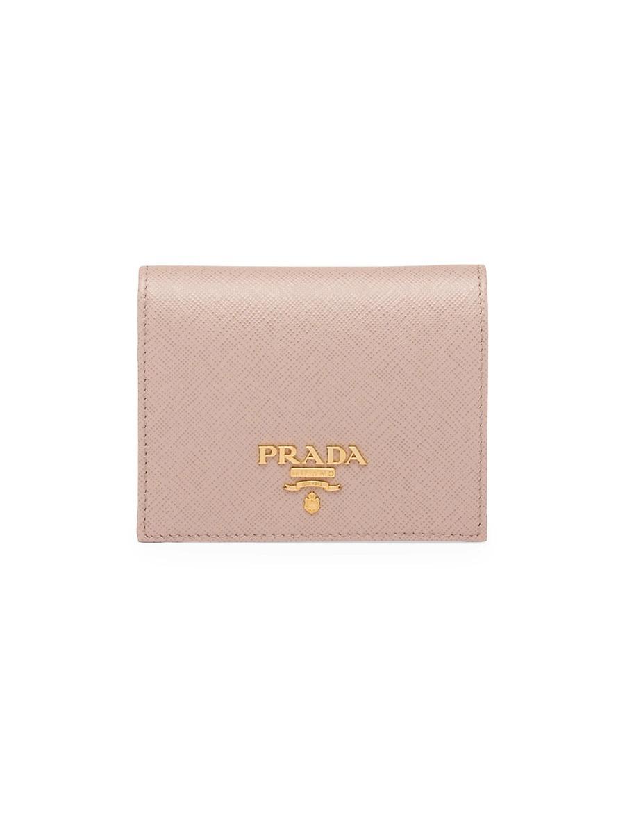 Womens Small Saffiano Leather Wallet Product Image