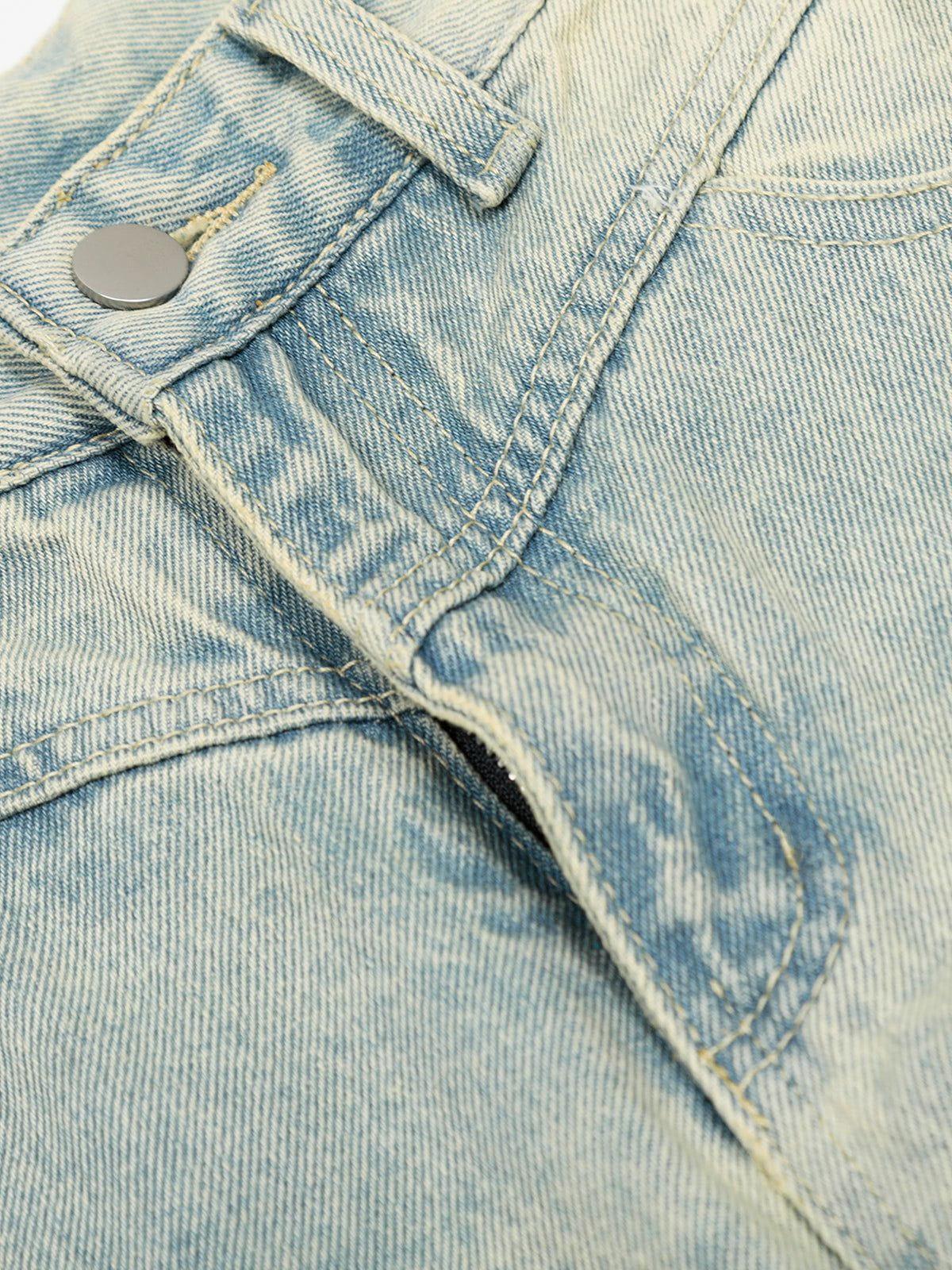 Aelfric Eden Texture Washed Barrel Jeans Product Image