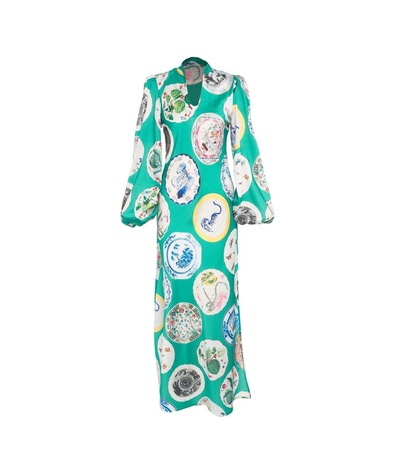 Maxi dress with print Product Image
