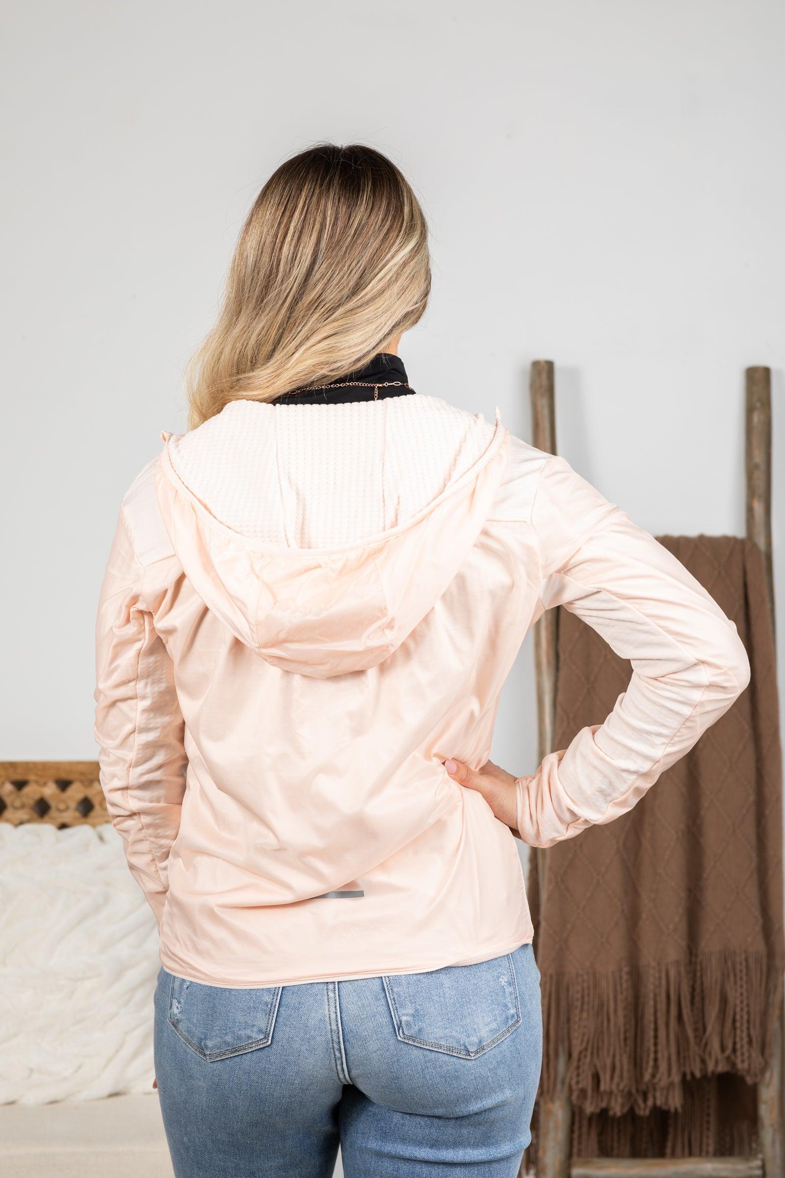 Solid Jacquard Fleece Active Jacket Product Image