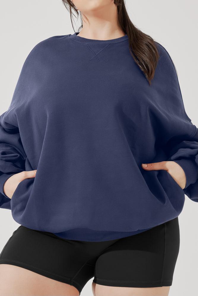 Cloud Crewneck Sweater - Merlot Product Image