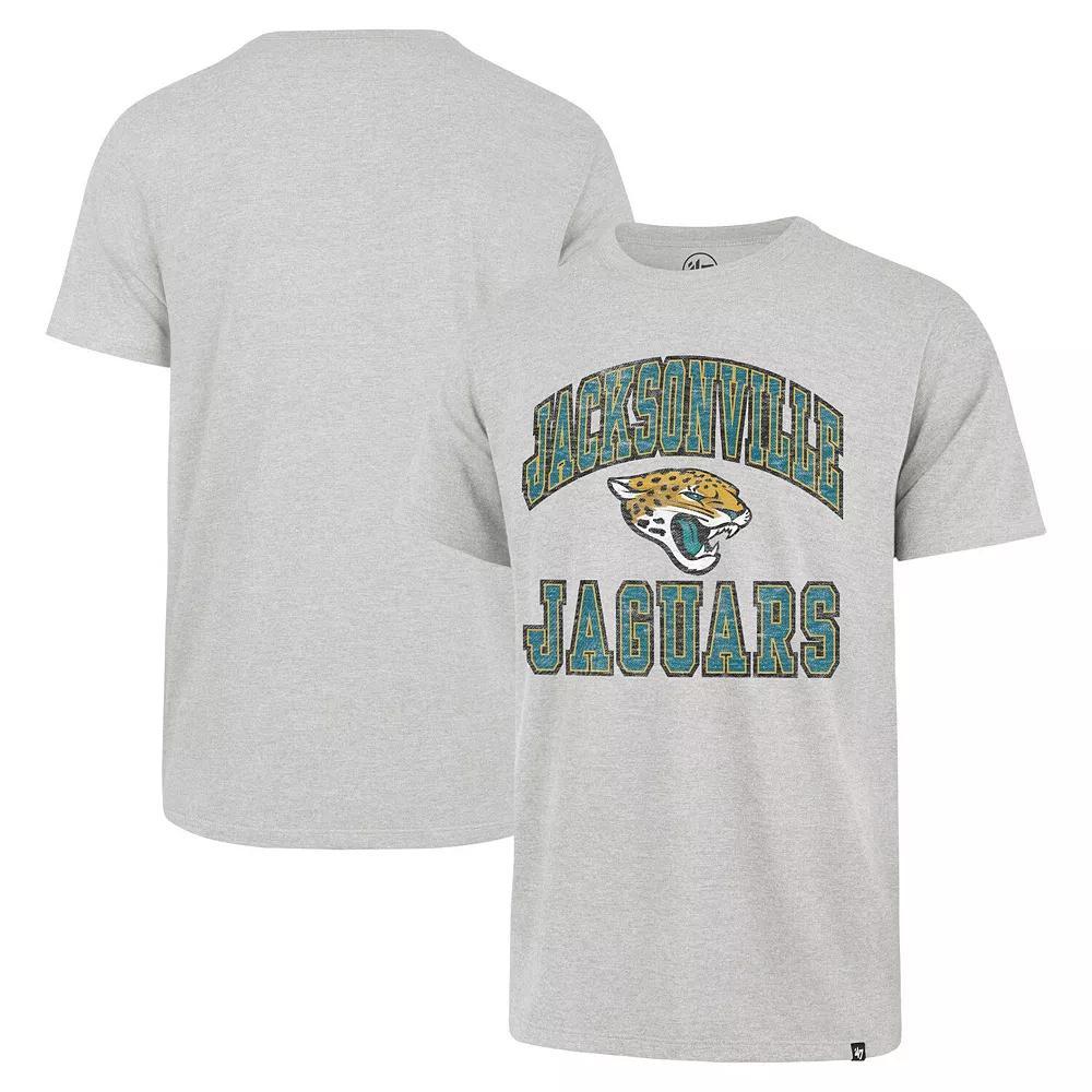 Men's '47 Gray Jacksonville Jaguars Play Action Franklin T-Shirt, Size: XL, Grey Product Image