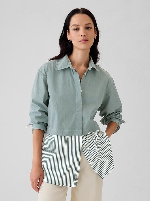 Organic Cotton Convertible Big Shirt Product Image