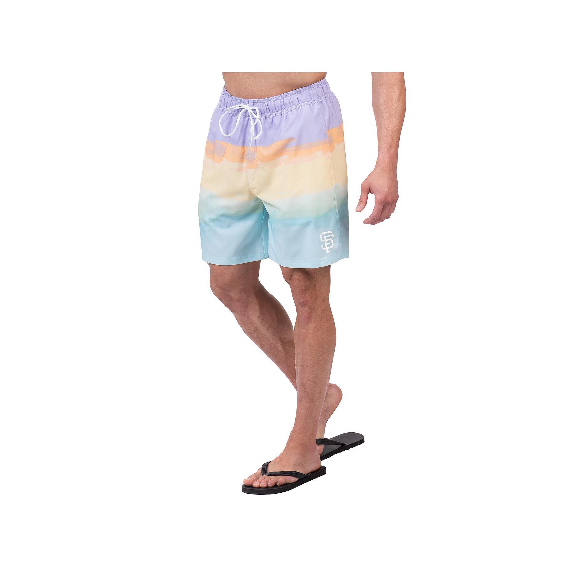 Men's G-III Sports by Carl Banks Miami Dolphins Perfect Game Volley Shorts, Size: 2XL, Yellow Product Image