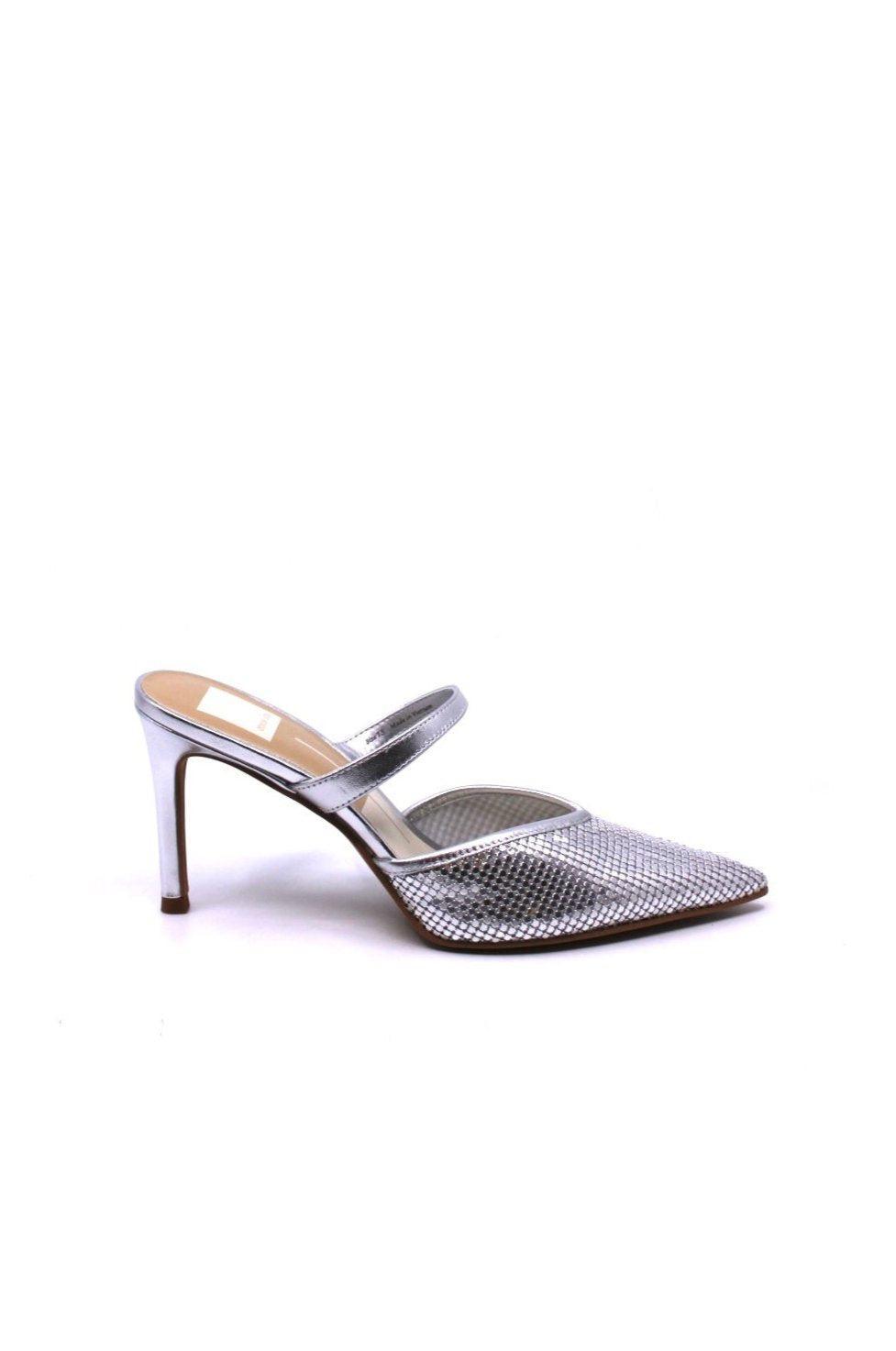 Dolce Vita Kanika Silver Metallic Mesh Product Image