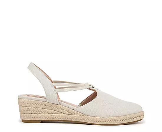 LifeStride Kennedy Women's Espadrille Wedges, Size: 8.5 Wide, Ivory Product Image
