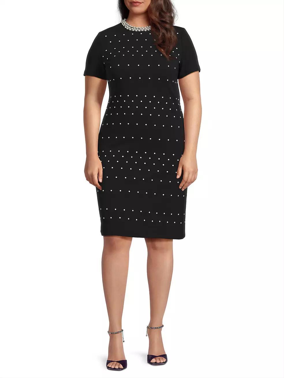 Embellished Sheath Dress Product Image