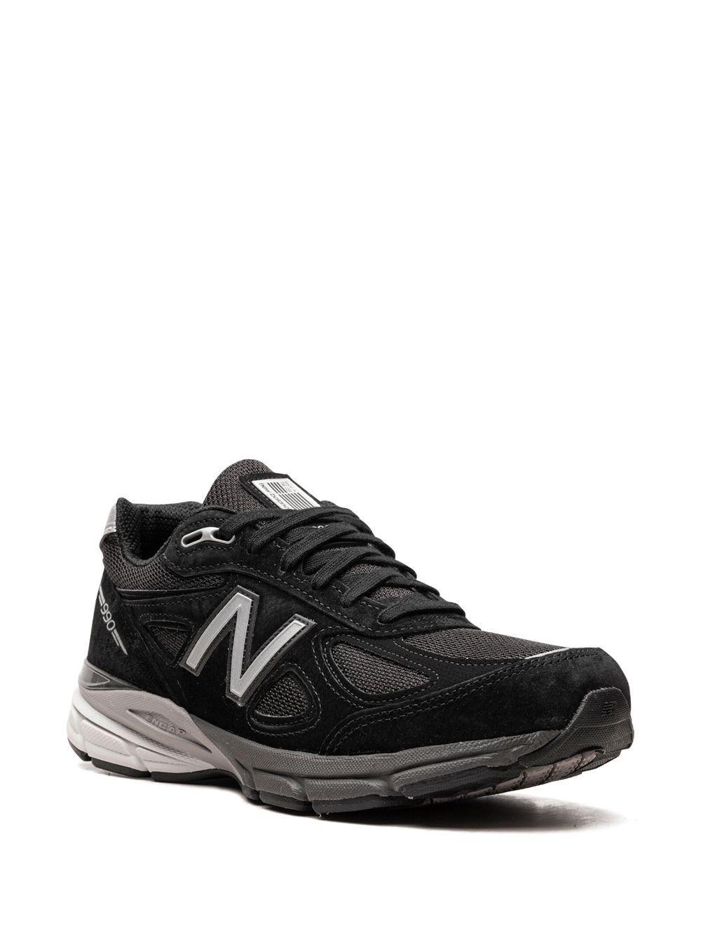 Made in USA 990v4 "Black/Silver" sneakers Product Image