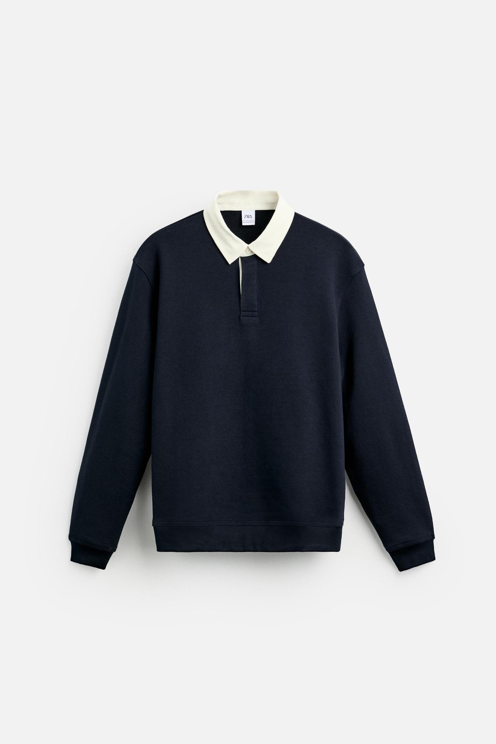 CONTRAST COLLAR POLO SHIRT Product Image