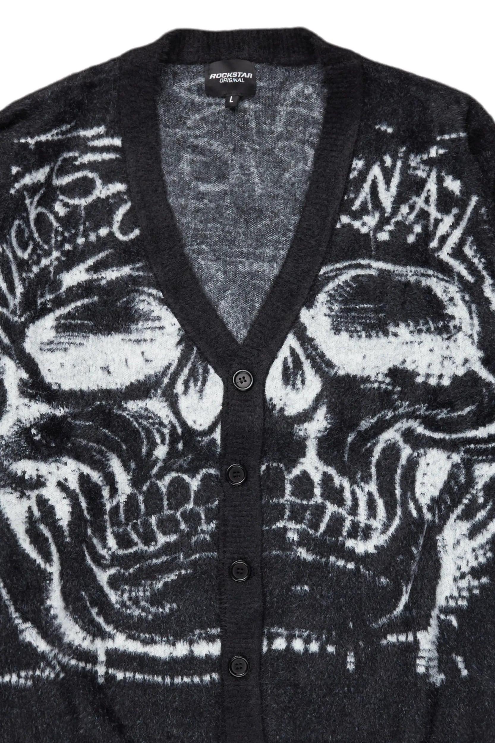 Bernhard Black Knit Sweater Male Product Image