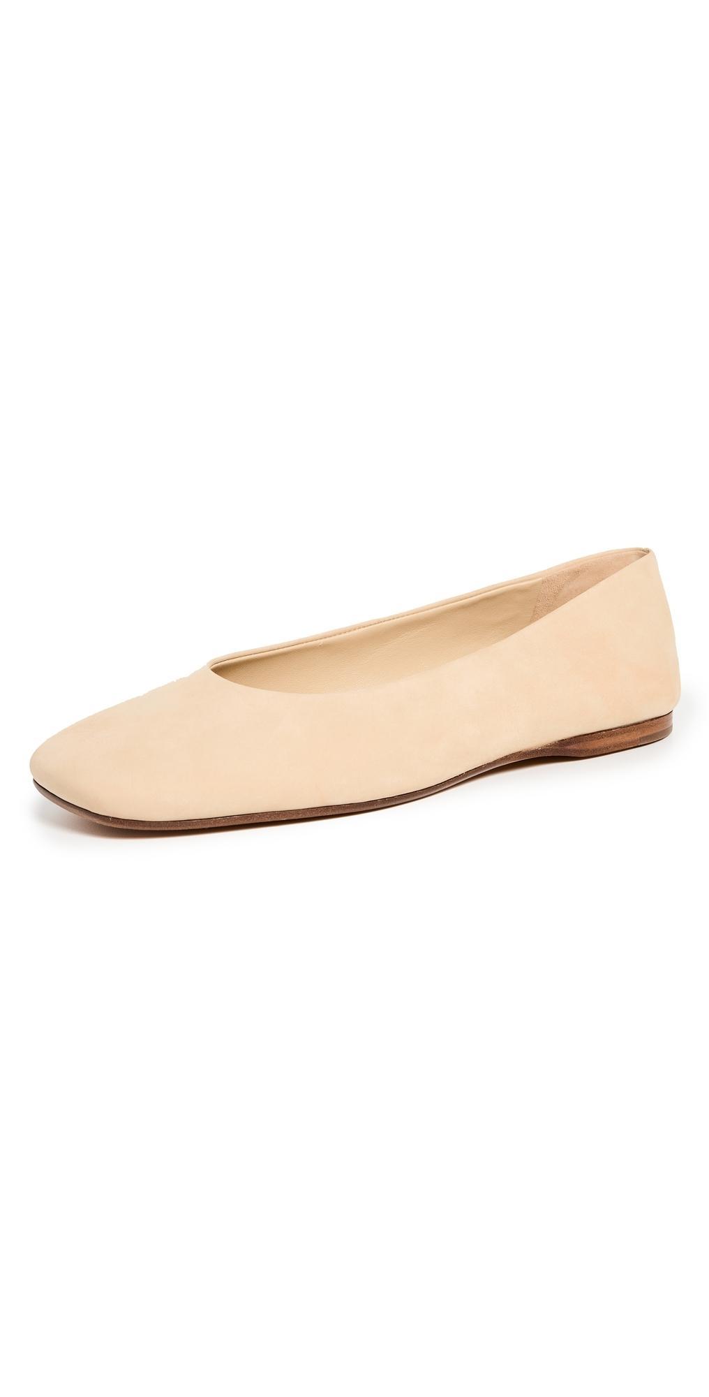 Womens Leah 9MM Suede Ballet Flats Product Image