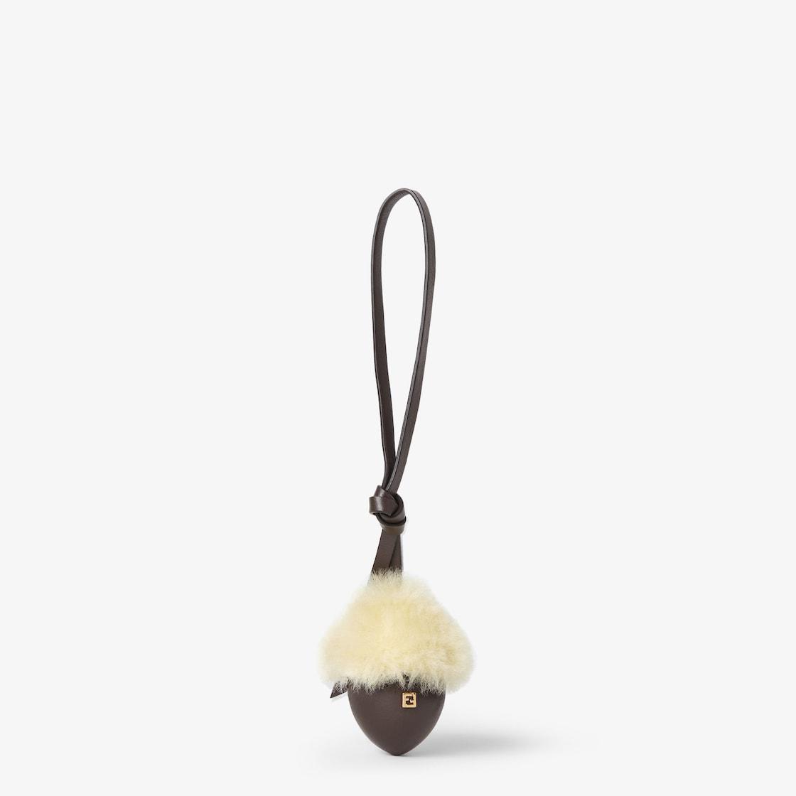Squirrel CharmBrown FF jacquard fabric charm Product Image