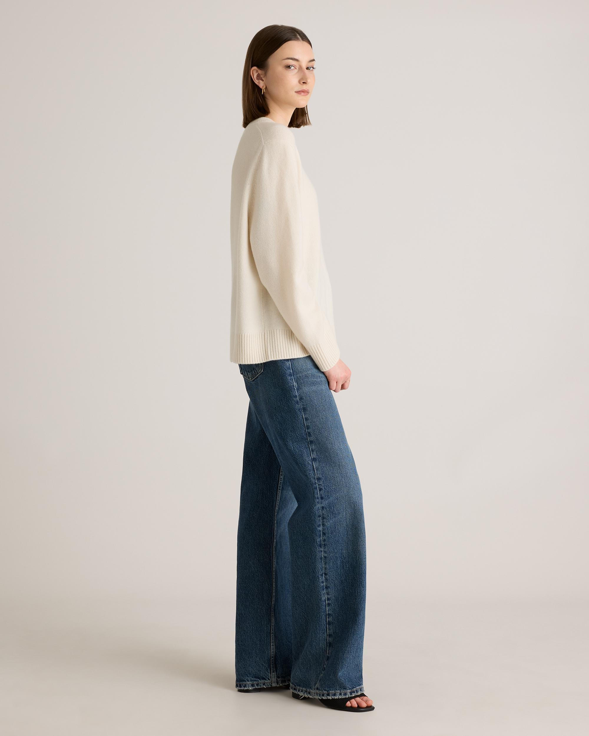 Quince | Women's Mongolian Cashmere OverSized Crewneck Sweater Size XL Product Image