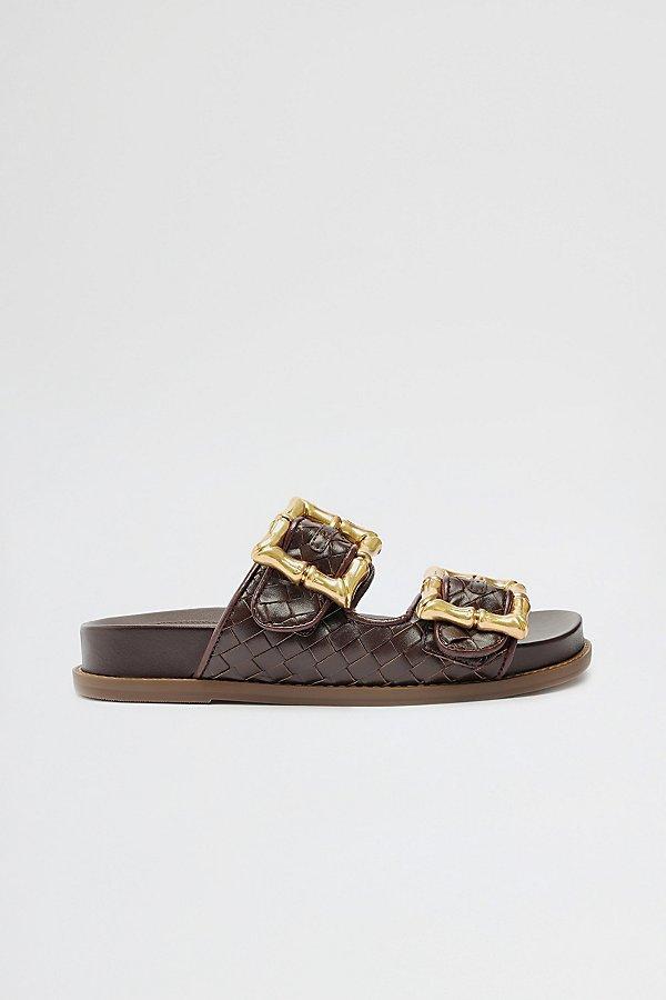 Womens Enola Woven Leather Sandals Product Image