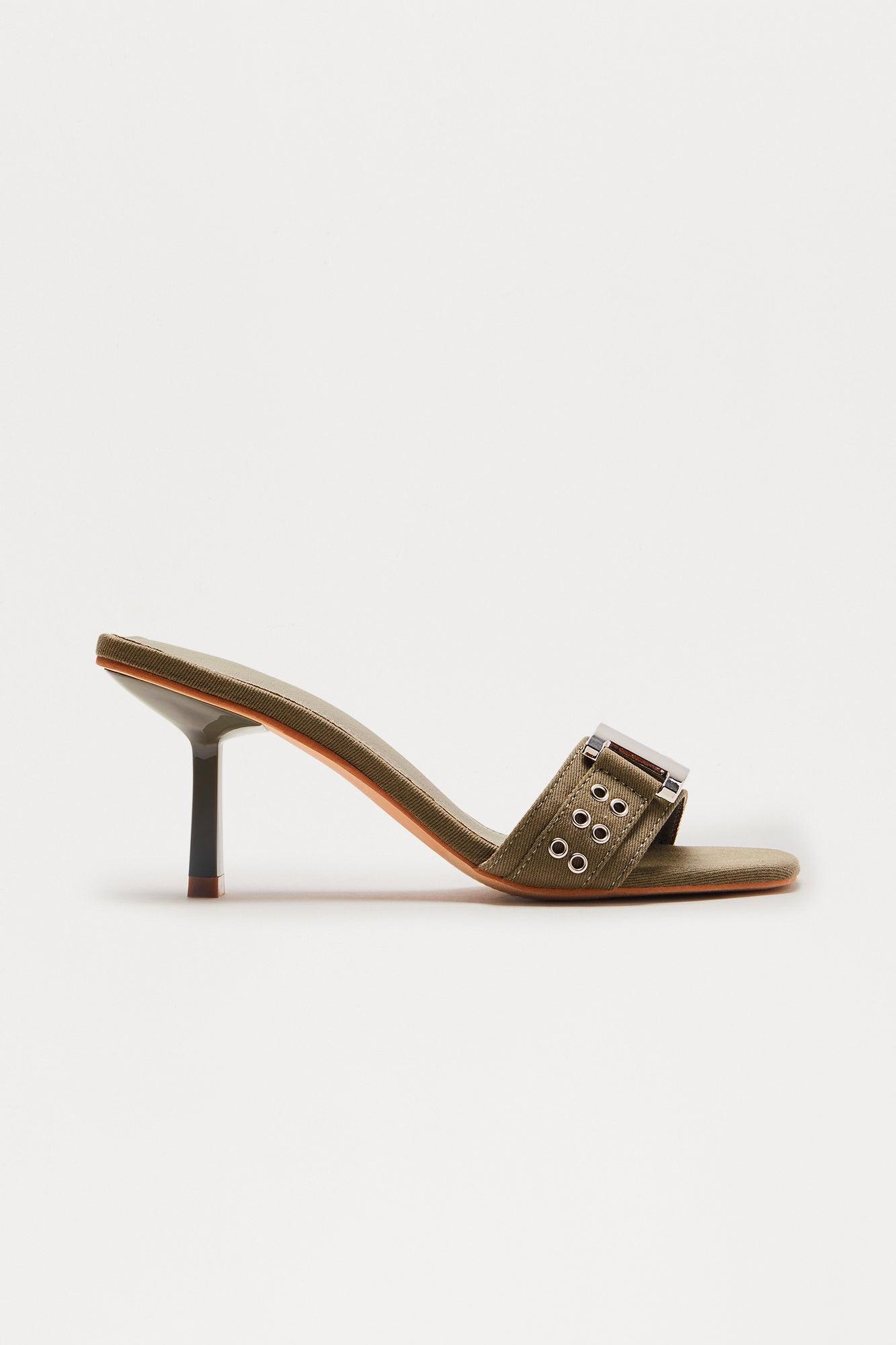 Bauer Hardware Detail Mules - Green Product Image