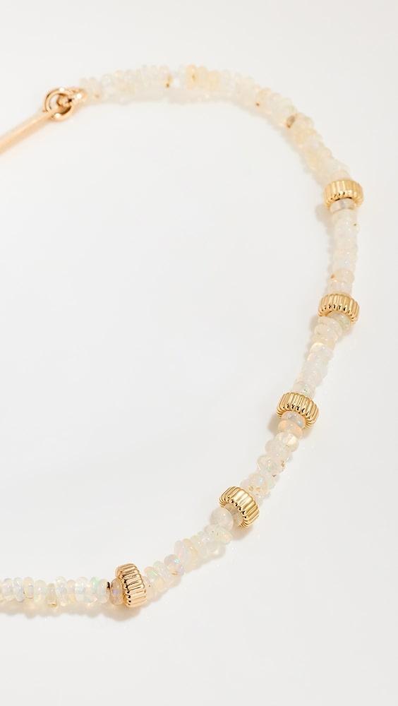 Zoe Chicco 14k Fire Opal Rondelle Bead Bracelet | Shopbop Product Image