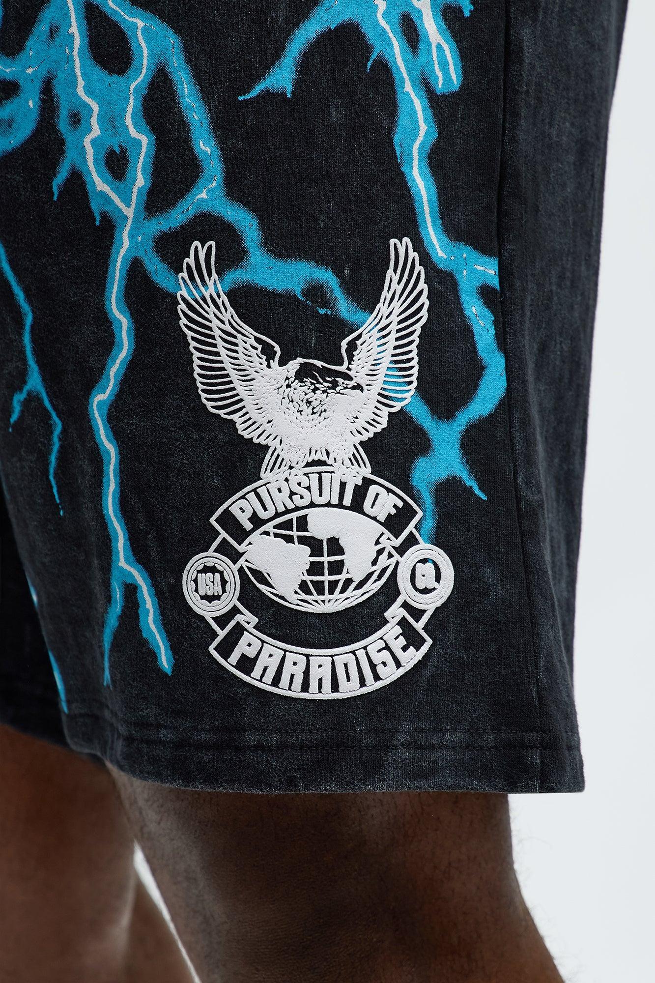 Thunder Bird Sweatshorts - Black Product Image