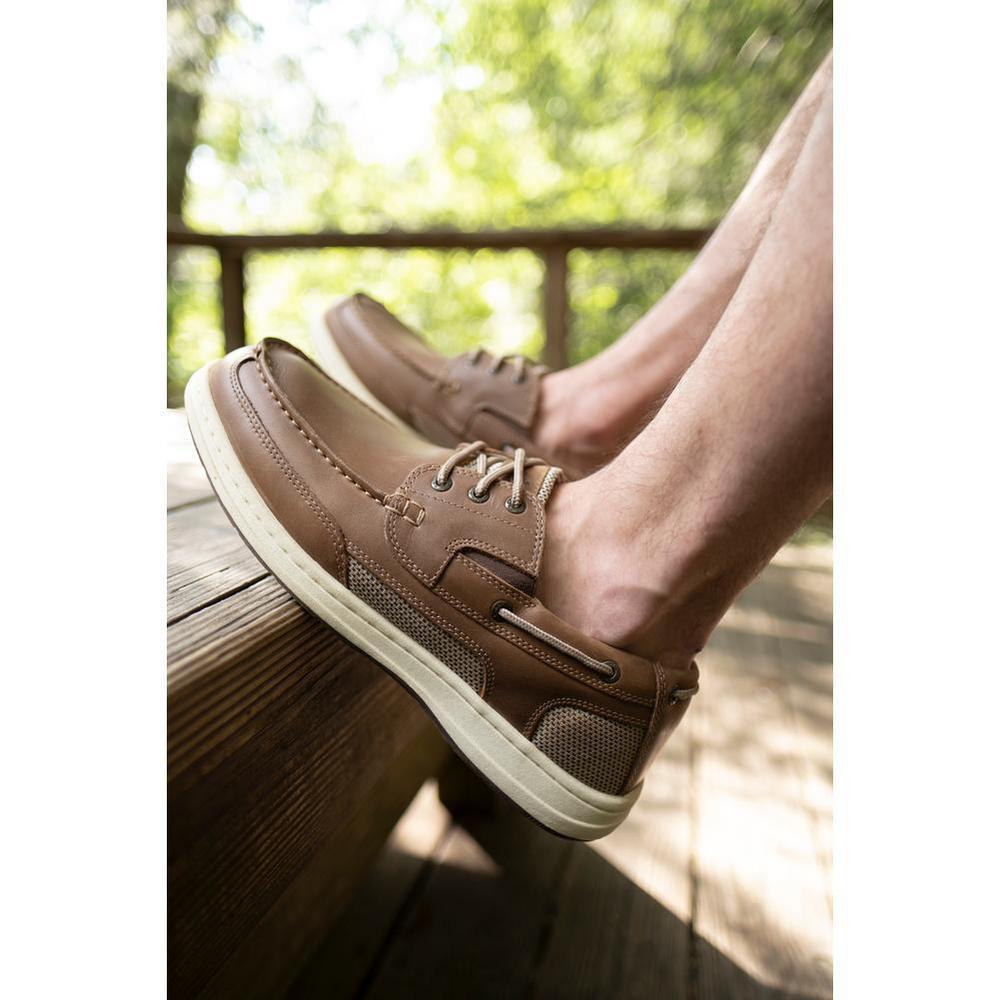 Dockers® Beacon Men's Leather Boat Shoes, Size: 12, Brown Product Image
