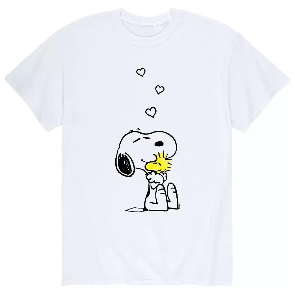 Mens Peanuts Snoopy Hugs & Love Tee Product Image