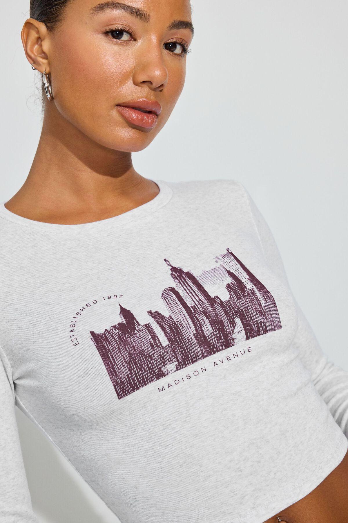 Kimmy Long Sleeve Crop Top Product Image