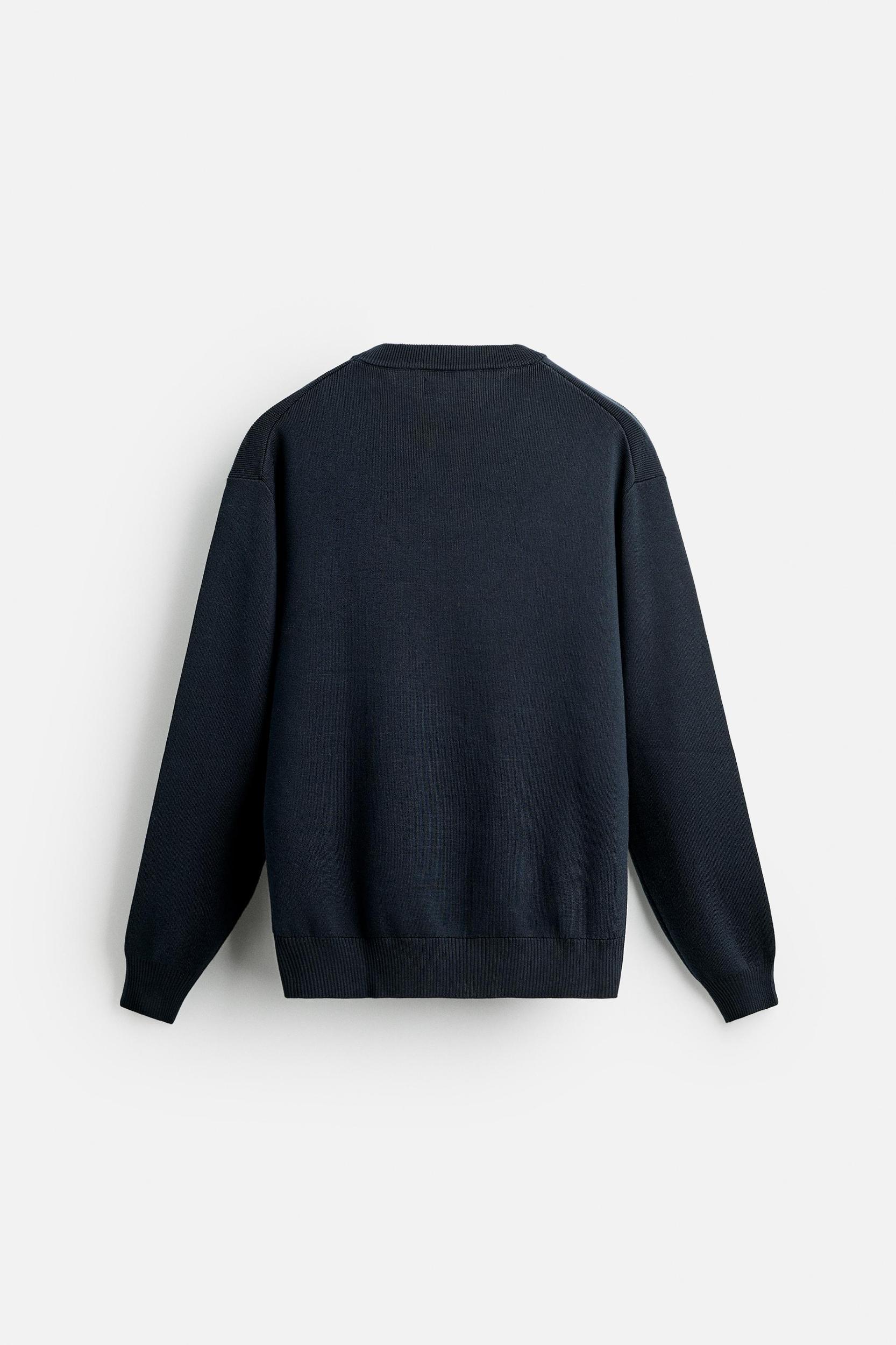 STRUCTURED COTTON - MODAL SWEATER Product Image