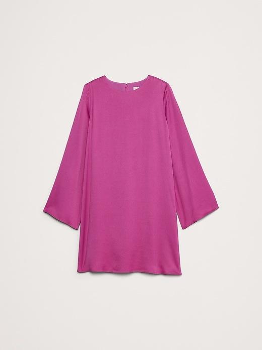 Italian Satin Mini Dress Product Image