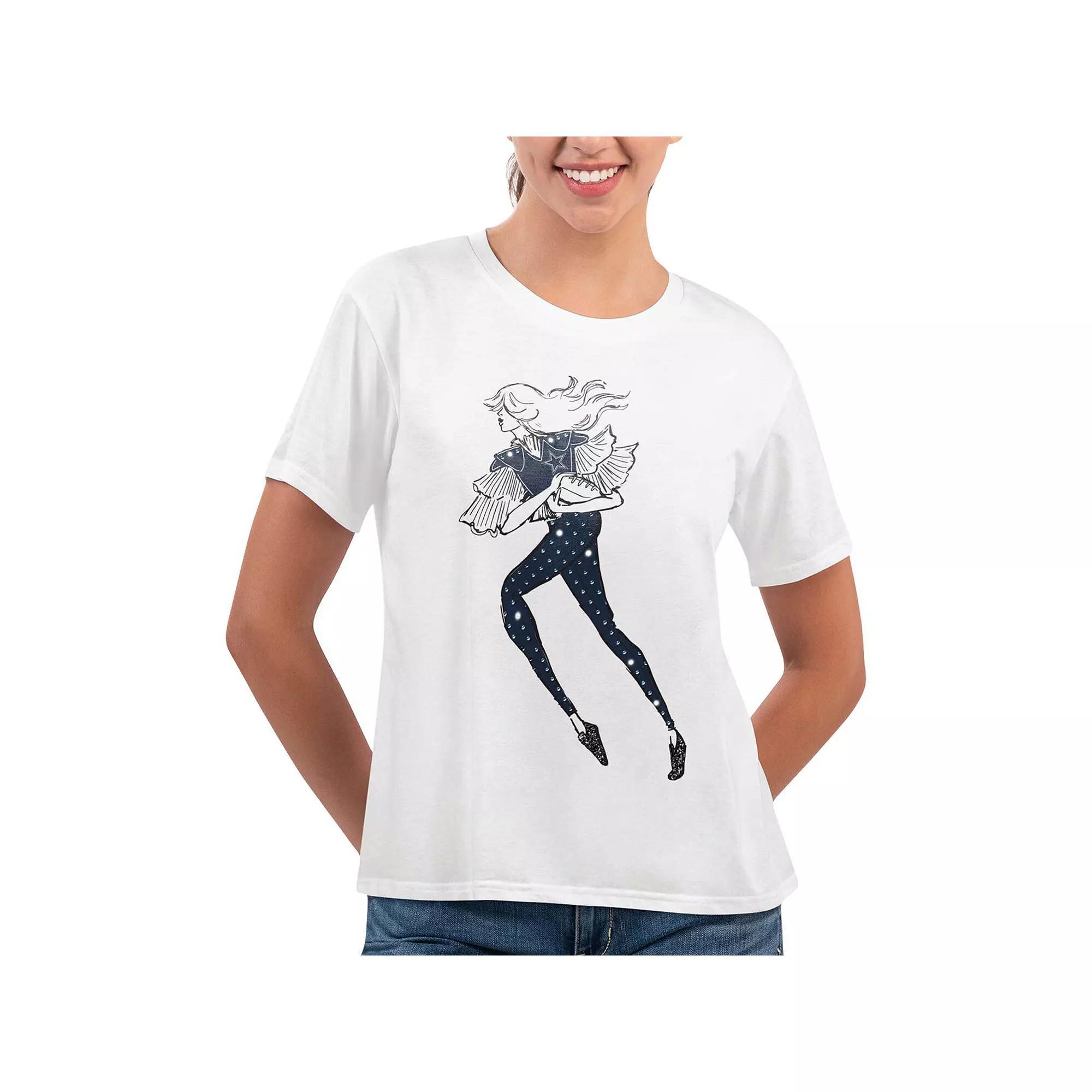 Womens G-III 4Her by Carl Banks Dallas Cowboys Play The Ball T-Shirt Product Image