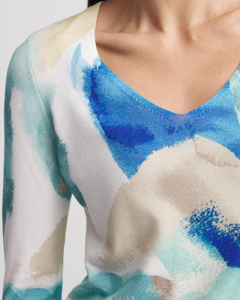 V-Neck Pullover Sweater Product Image