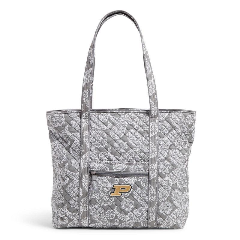 Vera Bradley Collegiate Tote Bag Women in Gray/White Bandana with Penn State University Logo Product Image