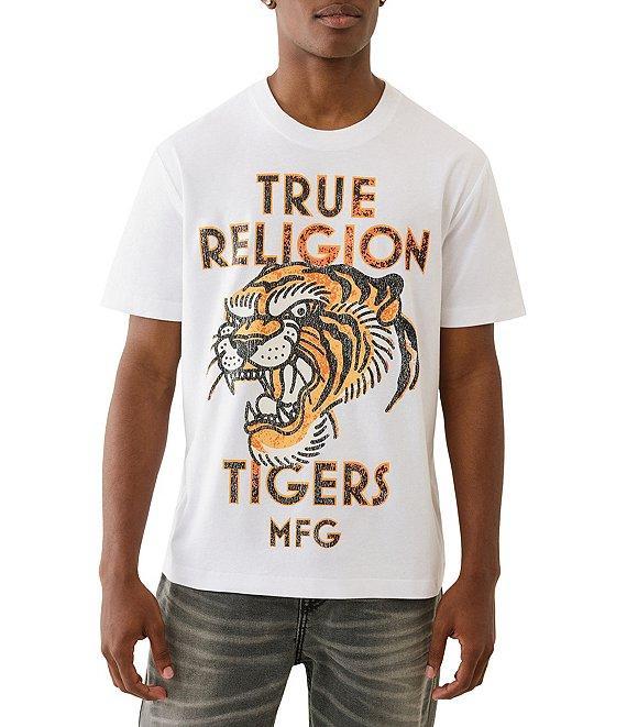 True Religion Tiger Short Sleeve Vintage T-Shirt Product Image