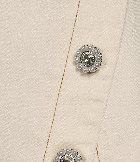 GB Coordinating Denim Mini Skirt Product Image