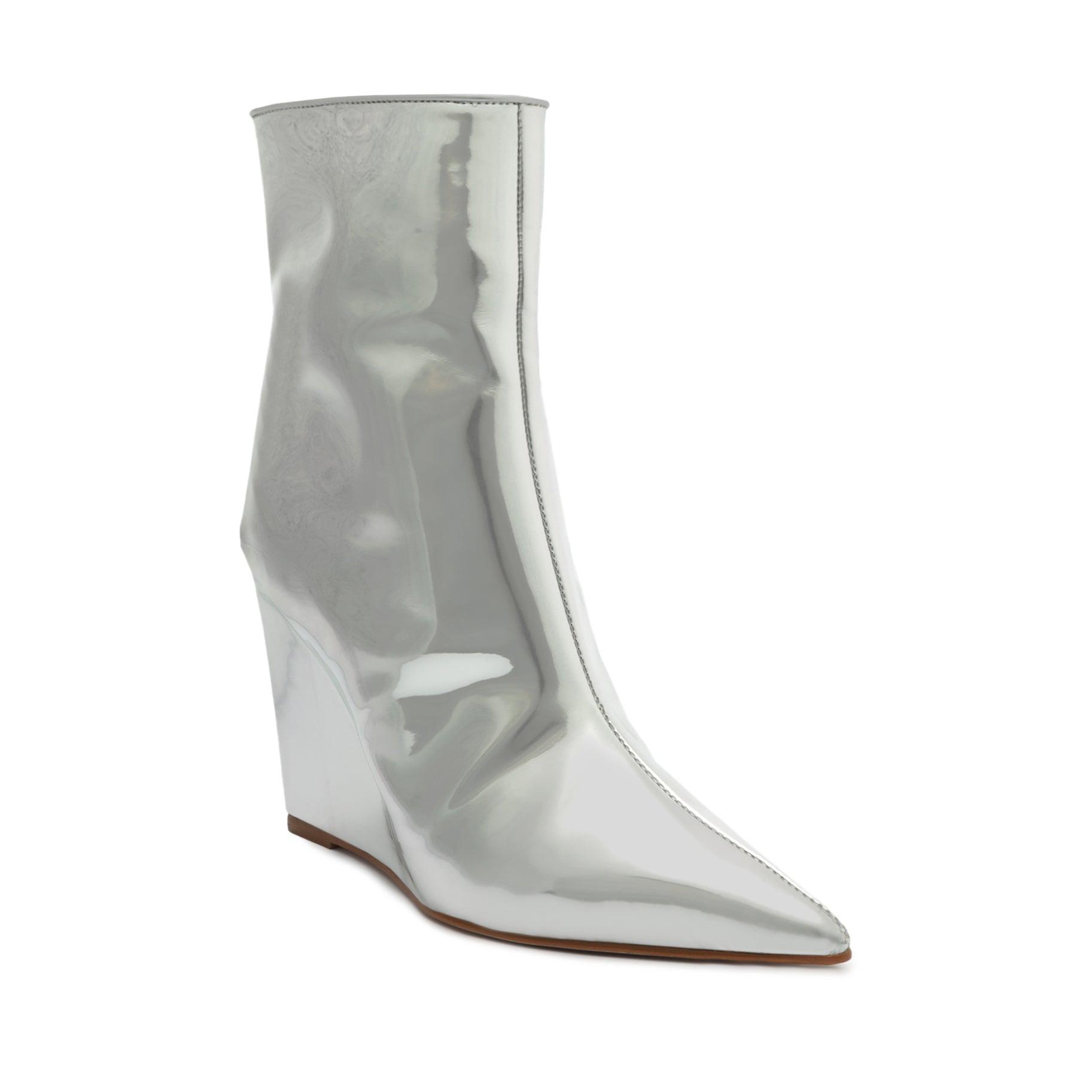 Womens Asya 100MM Suede Wedge Booties Product Image