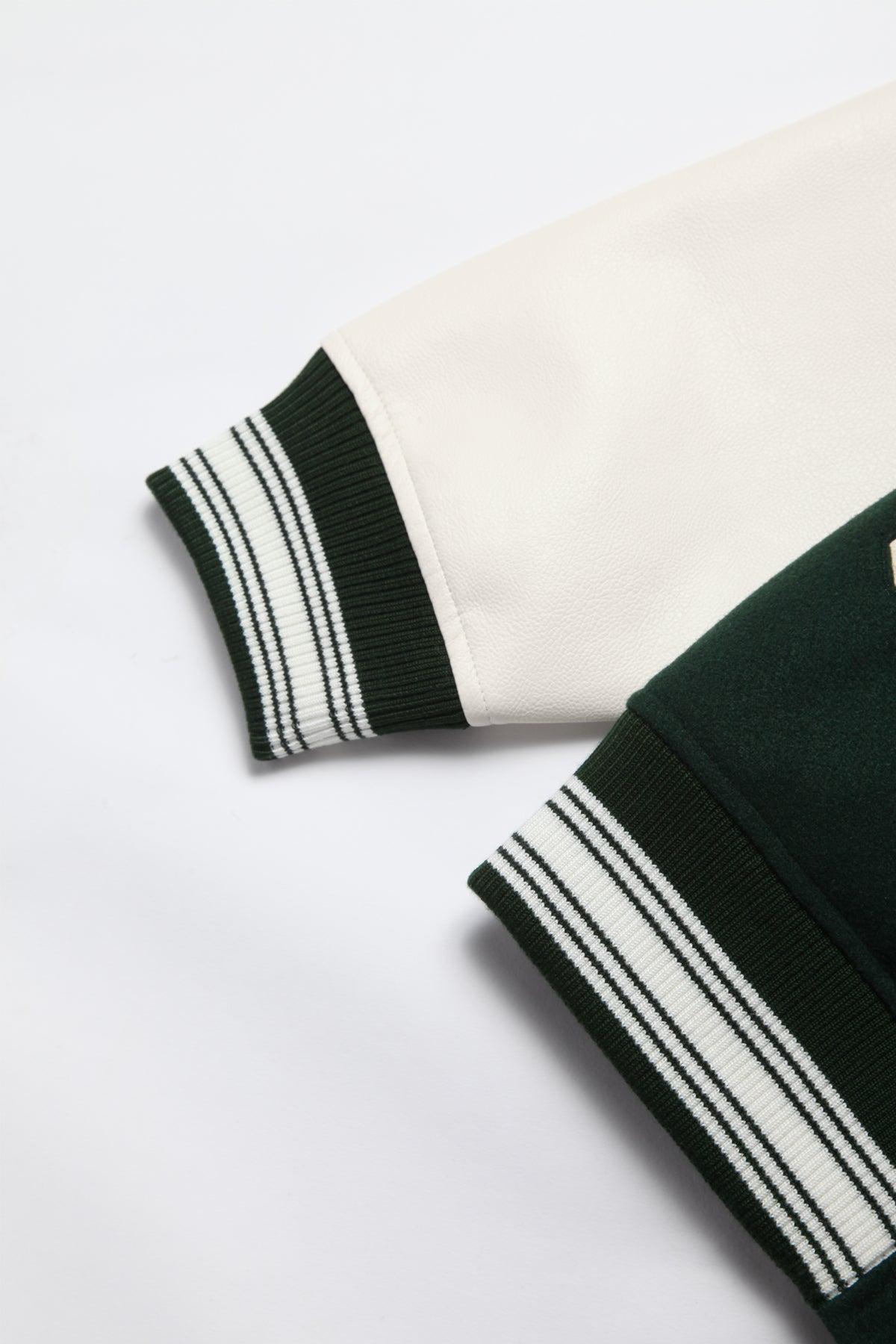 TRS - Vegan Varsity Jacket - Green Product Image