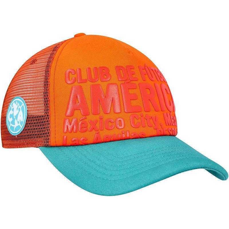 Mens Orange Club America Club Gold Adjustable Hat Product Image