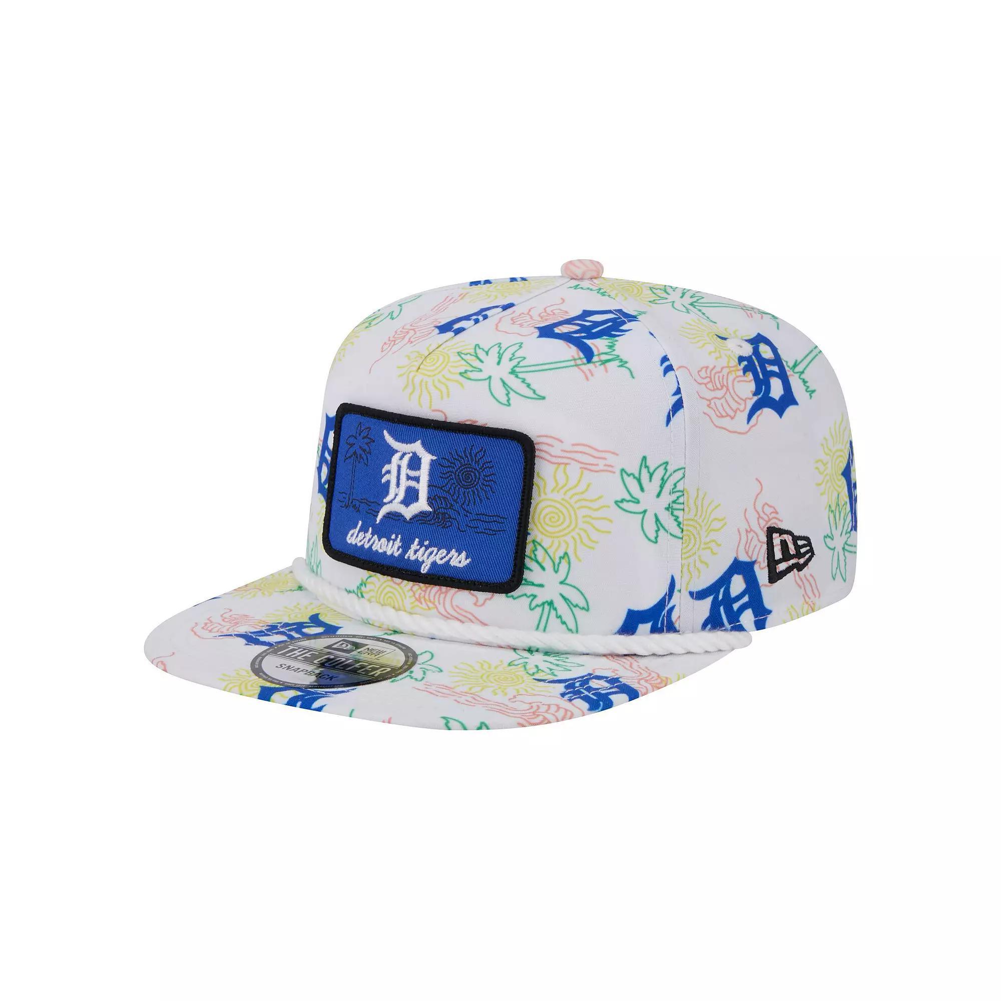 Mens New Era Detroit Tigers Islander Golfer Snapback Hat Product Image
